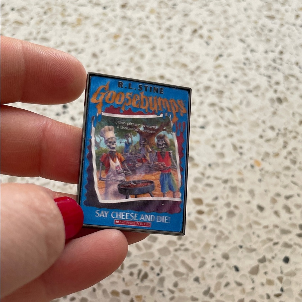 Loungefly Goosebumps Say Cheese and Die Lenticular Book Pin
